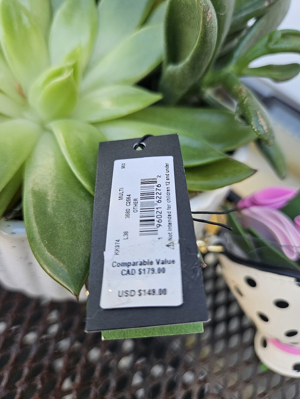 Kate Spade Flora Flower Bouquet Bag Charm Keychain Polka Dot Pink. Nwt - Picture 7 of 9
